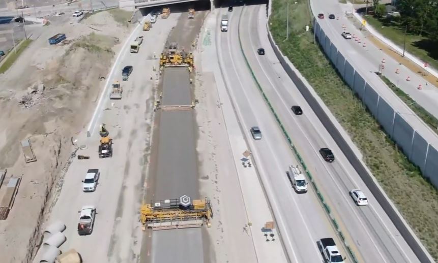 8 Mile Road to south of I-696 Flyover Video – June 2021 