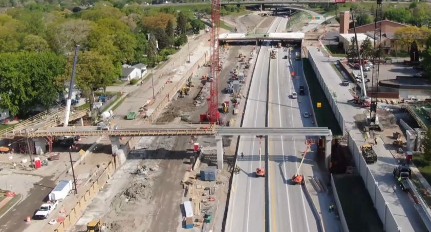 8 Mile Road to south of I-696 Flyover Video – May 2021