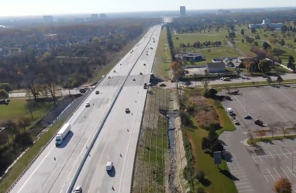 I-75 Coolidge Highway to Big Beaver Road  - Nov 2020 (No audio)