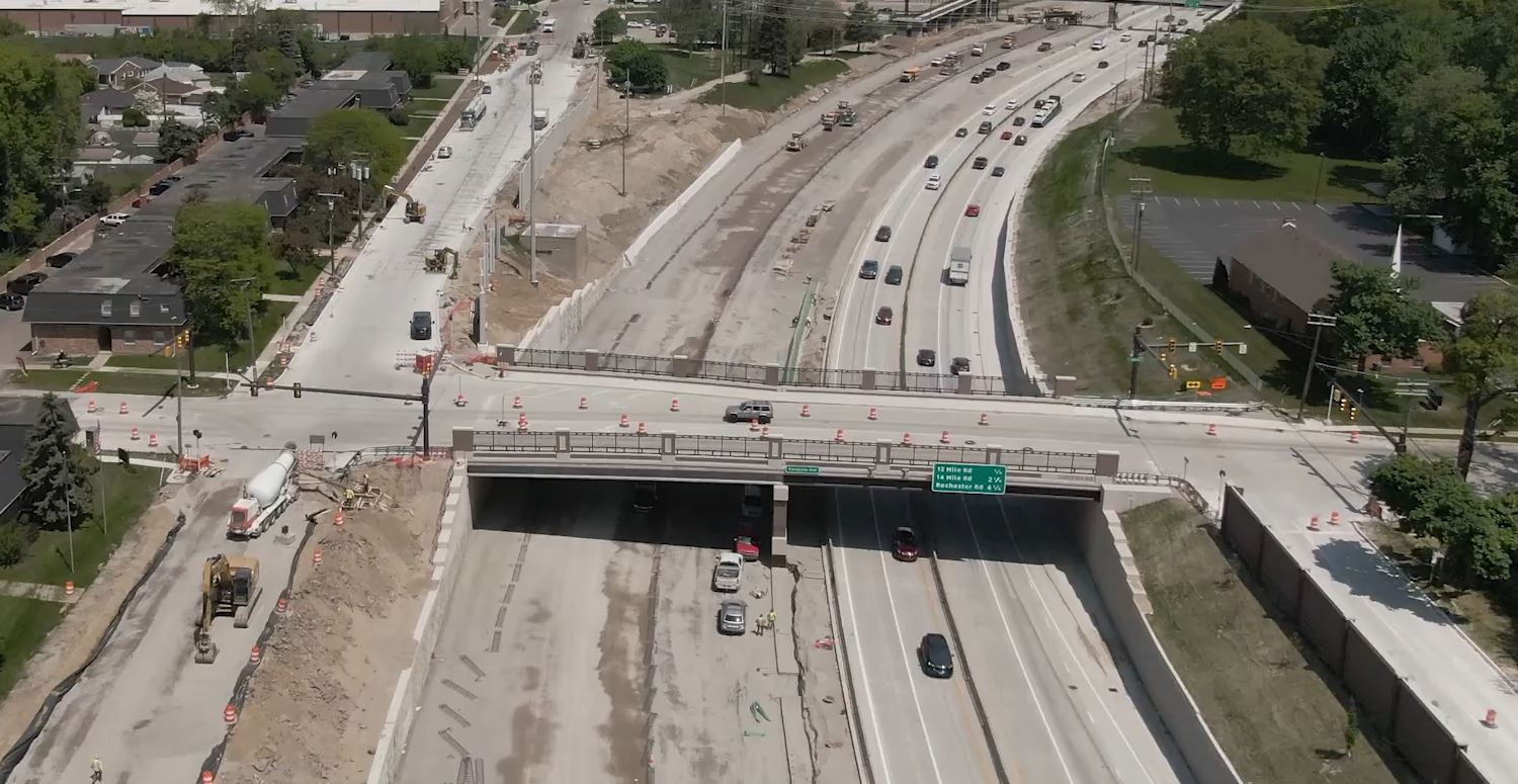 I-75 South of I-696 to North of 13 Mile Road Flyover – June 2023  